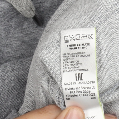 Marks and Spencer Women's Grey Cotton Jacket Size 12