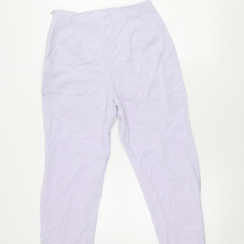 Minuet Women's Check Trousers, Size 10, Made in UK