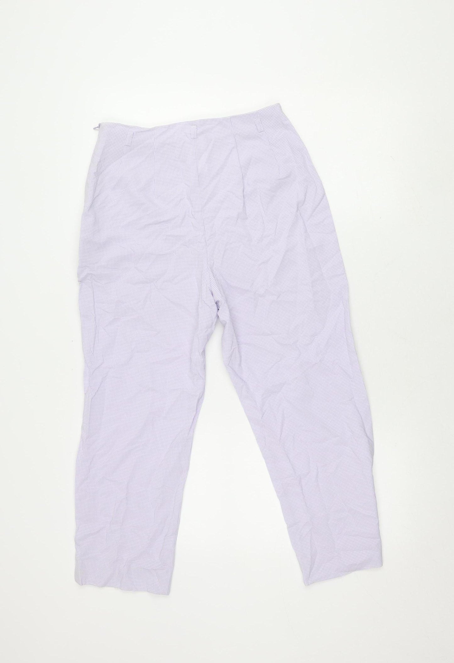 Minuet Women's Check Trousers, Size 10, Made in UK