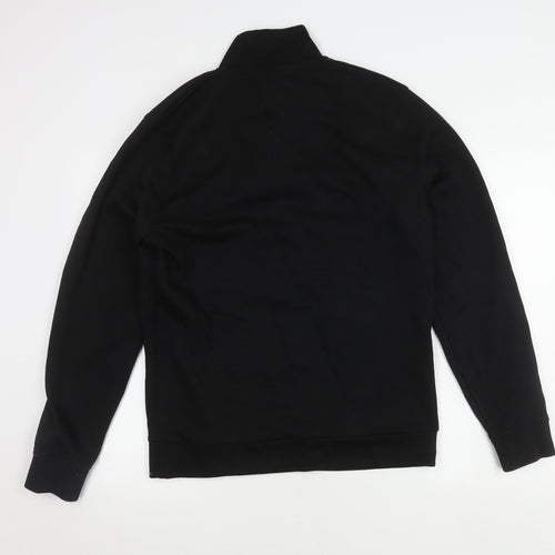 Next Men's Black High Neck Sweatshirt M