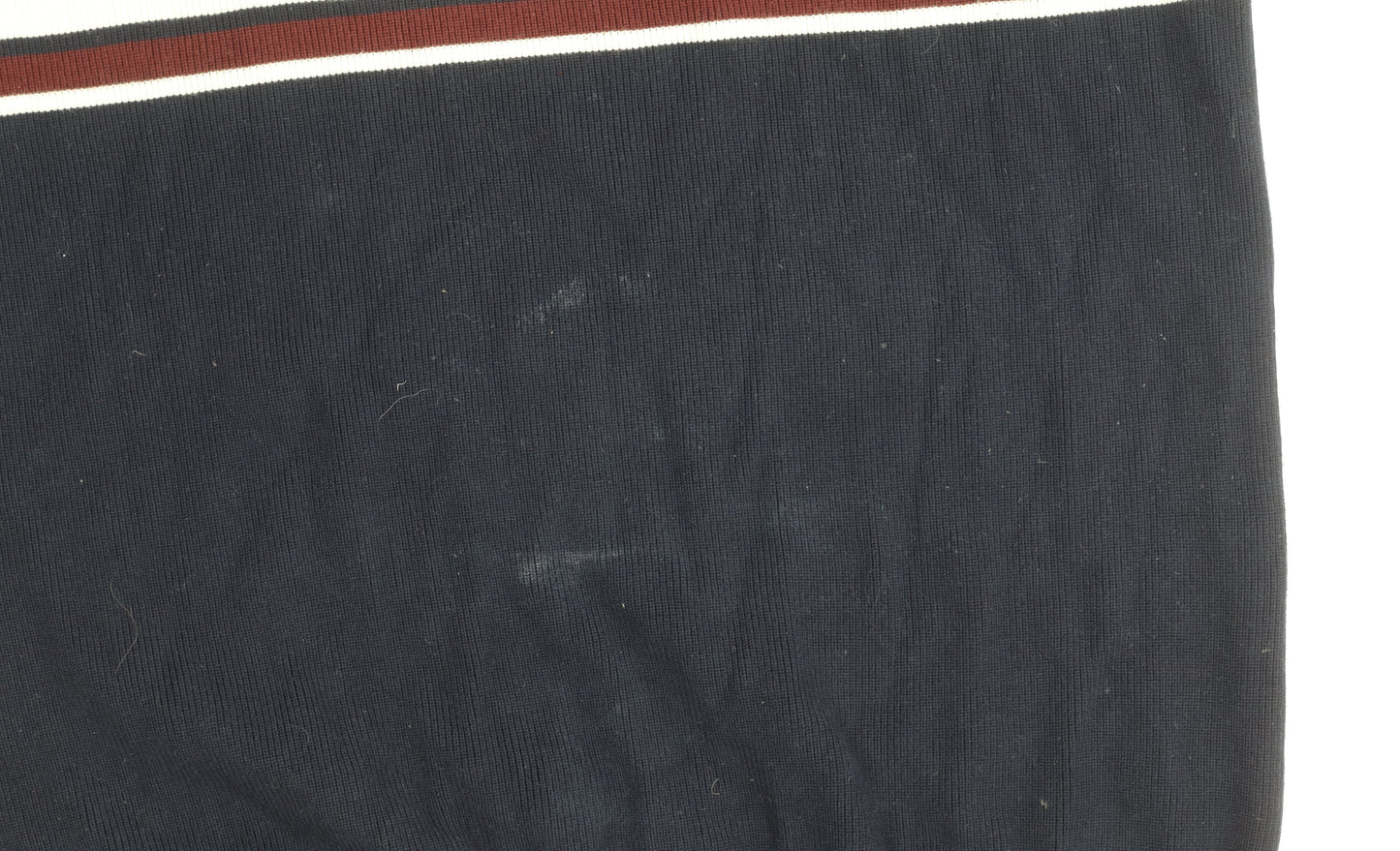 Next Men's XL Black Striped Pullover Jumper