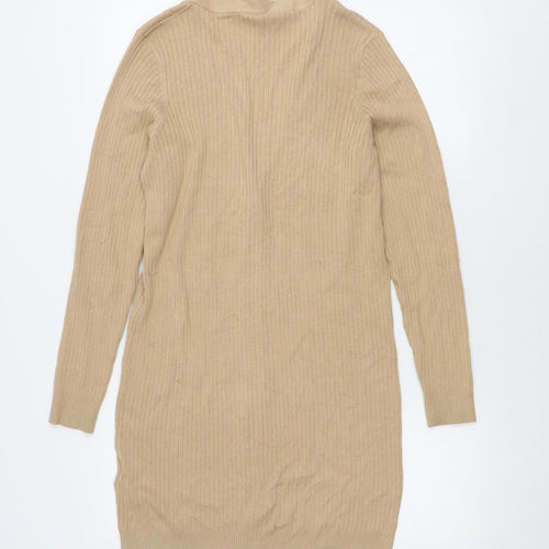 Divided Beige Women's Cardigan V-Neck Size 12
