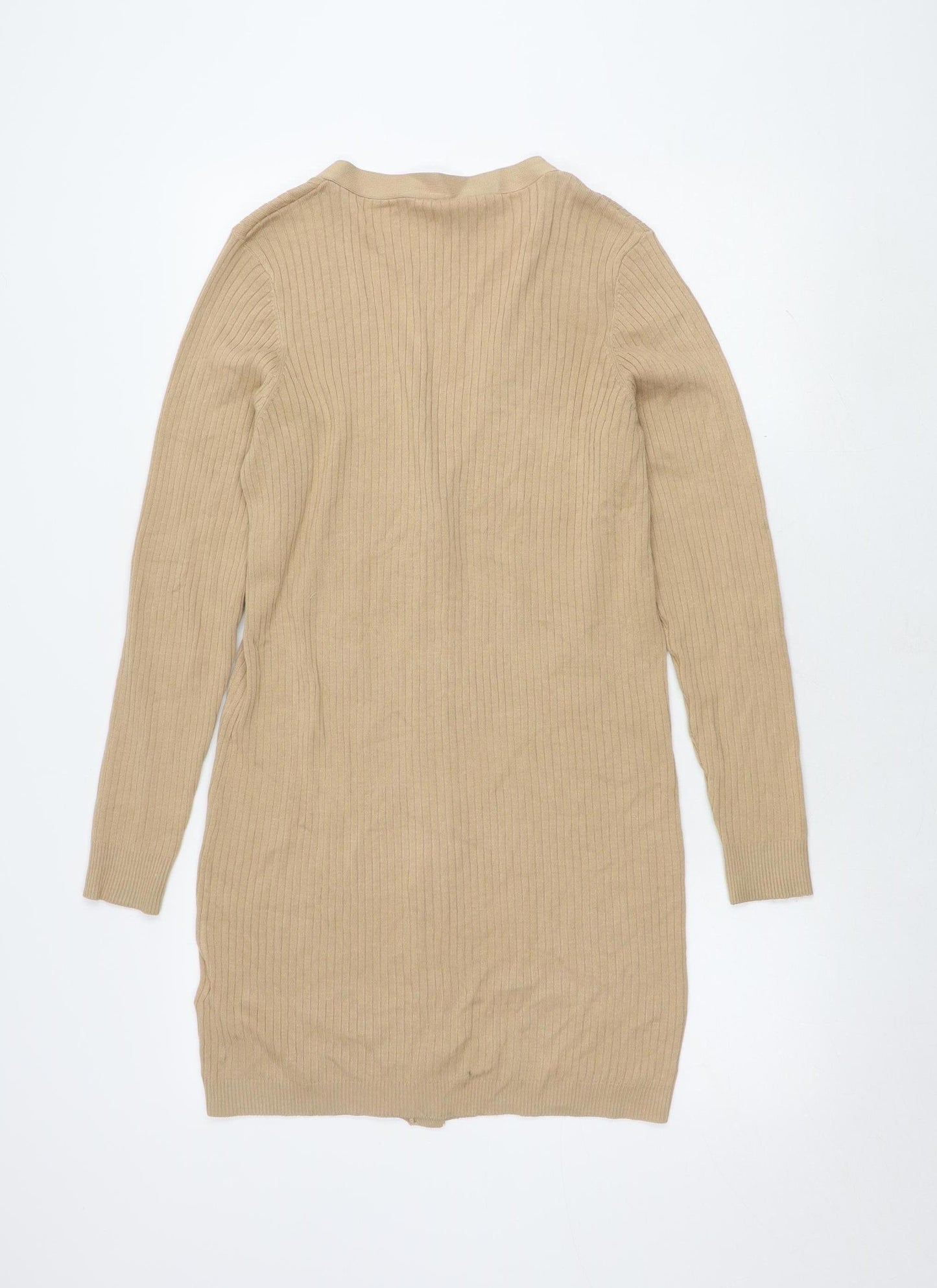 Divided Beige Women's Cardigan V-Neck Size 12