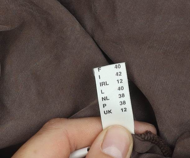 C&A Women's Brown Sleeveless Dress