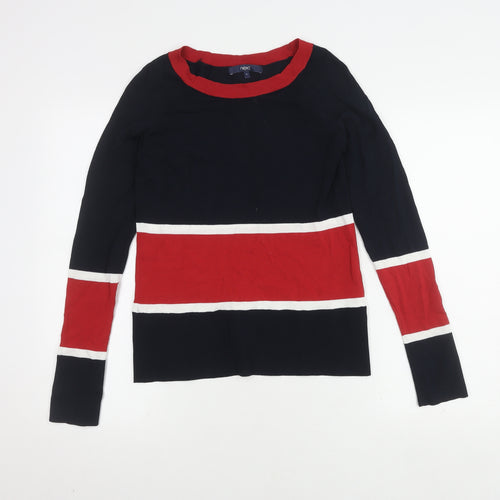 Next Women's Striped Multicoloured Jumper, Size 6