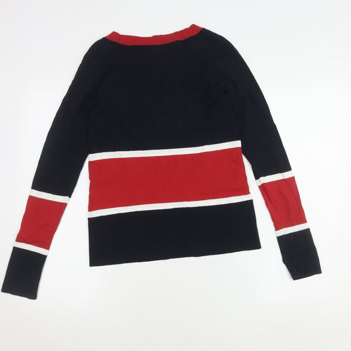 Next Women's Striped Multicoloured Jumper, Size 6