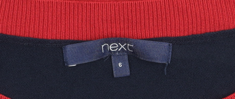 Next Women's Striped Multicoloured Jumper, Size 6