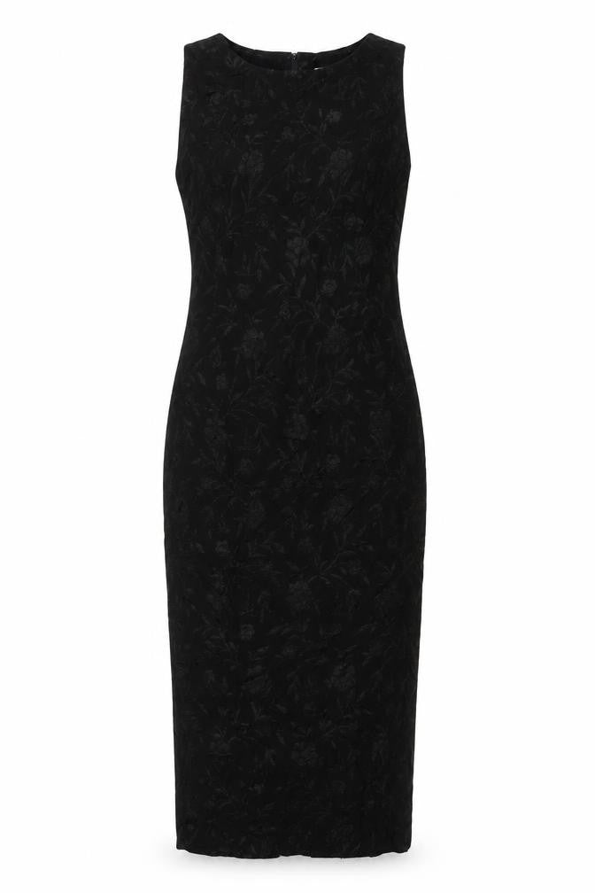 Wallis Women's Black Floral Sleeveless Dress Size 12