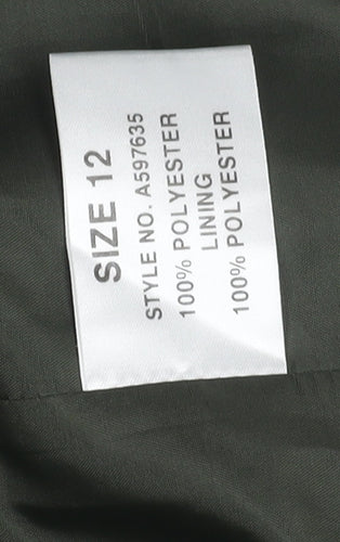 Platinum Women's Grey Sleeveless Dress Size 12