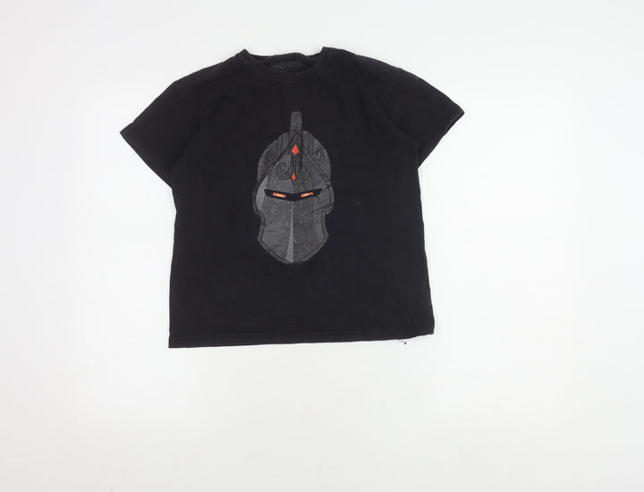 Fortnite Boys Black T-Shirt Medium Graphic Casual