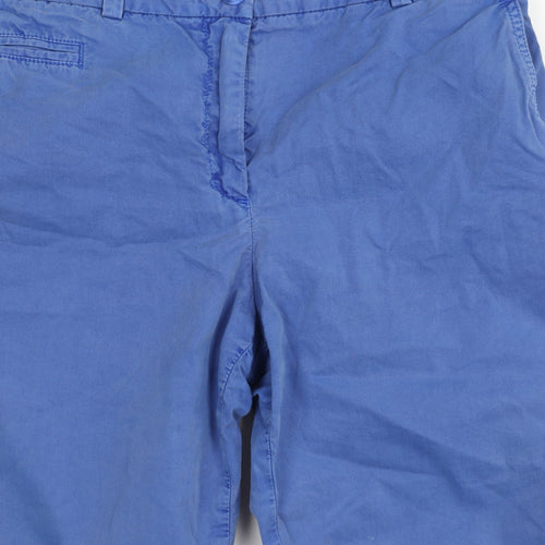 Marks and Spencer Women's Blue Chino Trousers, Size 12