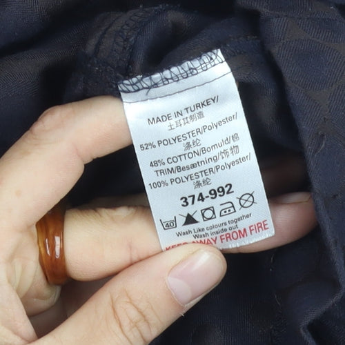 Next Women’s Black Polka Dot Shift Dress Size 16