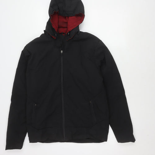 Netplay Men's Black Hooded Jacket Large L