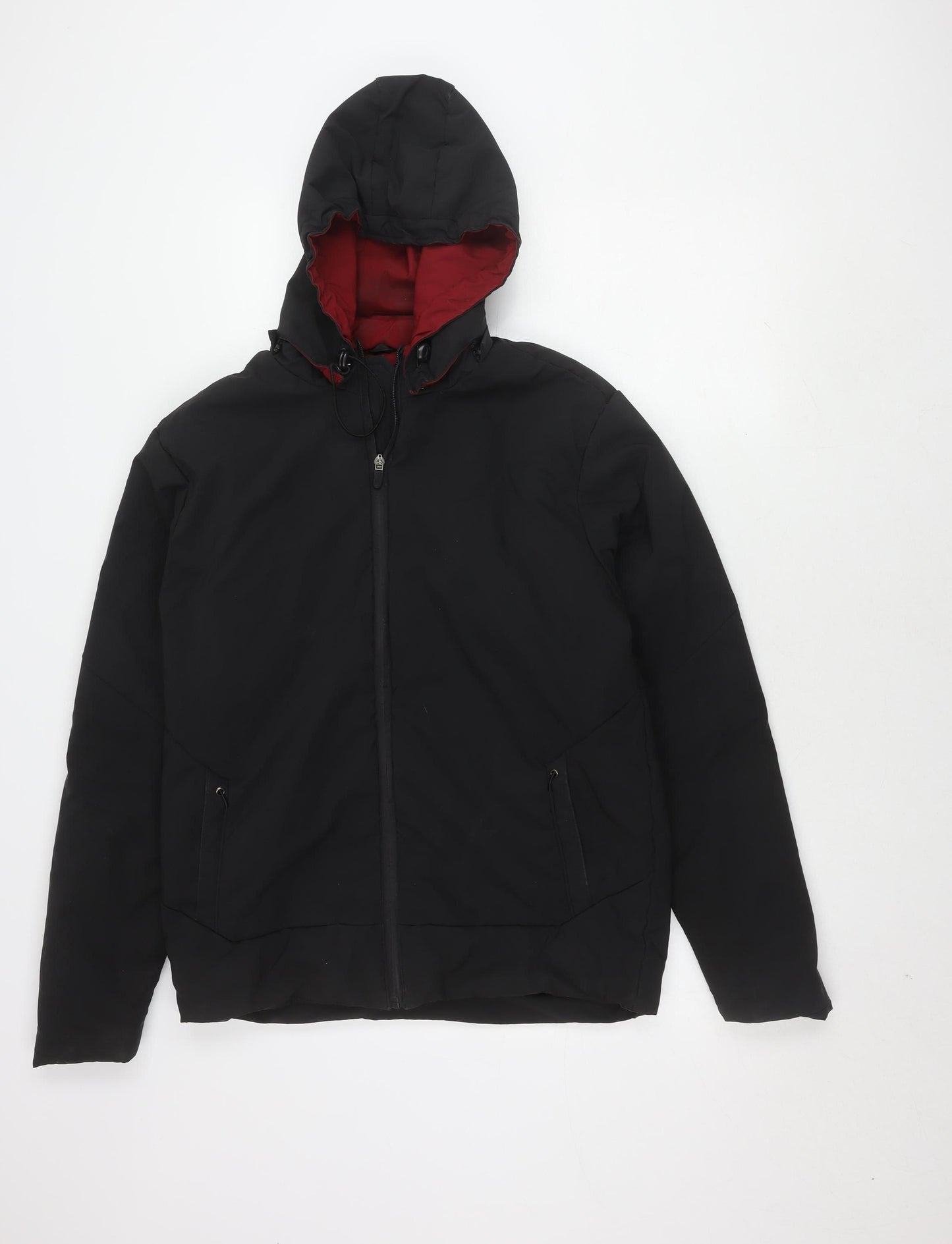 Netplay Men's Black Hooded Jacket Large L