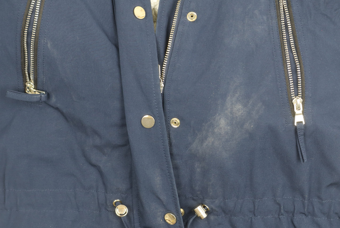 Miss Selfridge Women's Blue Parka Coat Size 10