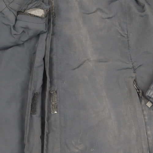 Mountainlife Women's Black Parka Jacket, Size 14, Waterproof
