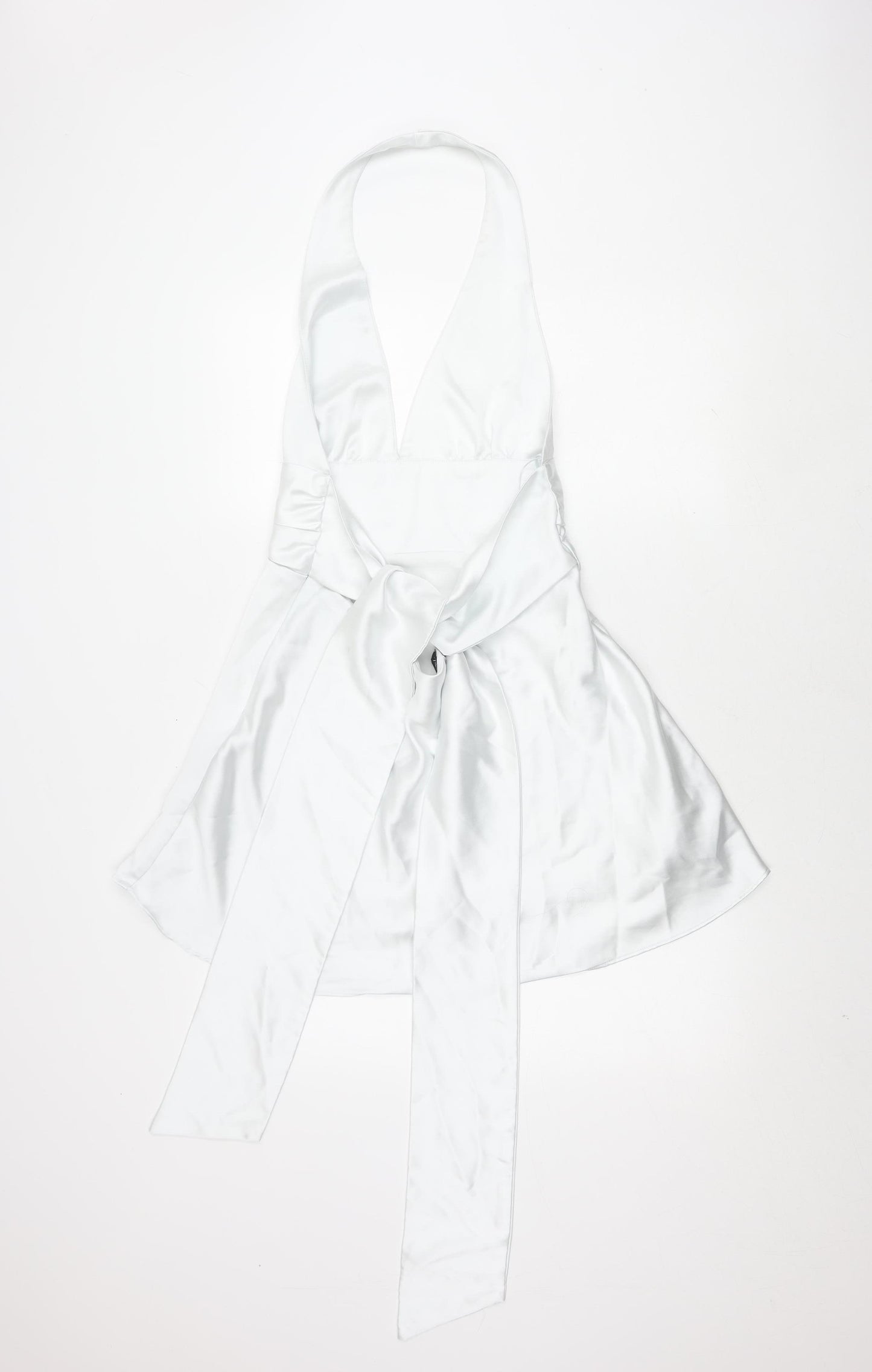 Zara Women's White L Dress Sleeveless Elegant