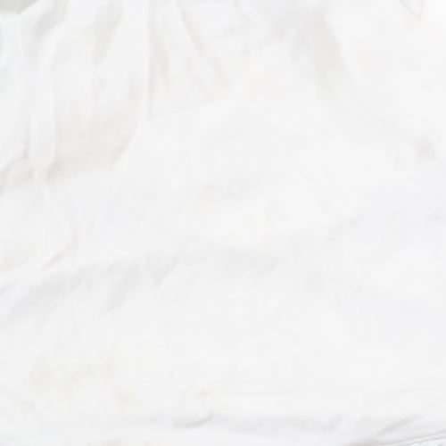 Zara Women's White L Dress Sleeveless Elegant