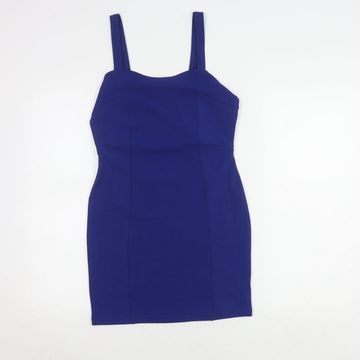 Charlotte Russe Women's Blue Bodycon Mini Dress M