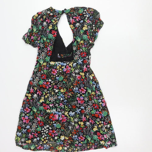 Topshop Petite Floral Dress Multicoloured Women’s Size 6