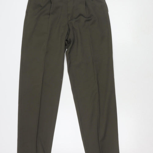 Gierre Men's Brown Trousers L Viscose Blend