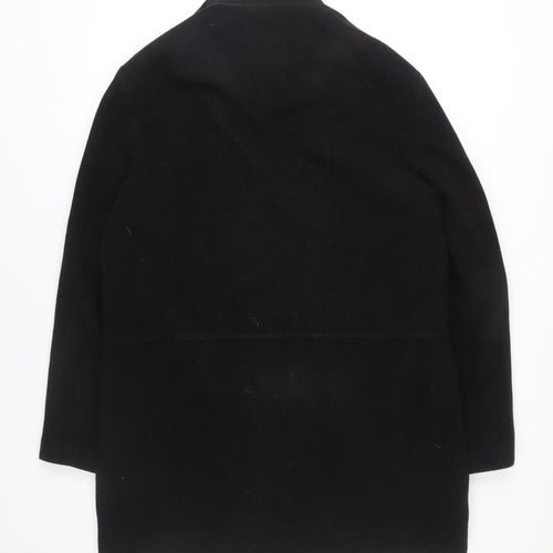 Calvin Klein Men's Black Overcoat Size 40