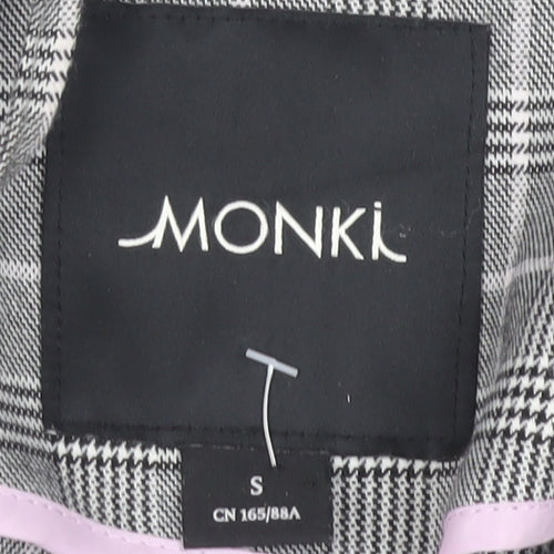 Monki Women's Grey Check Blazer
