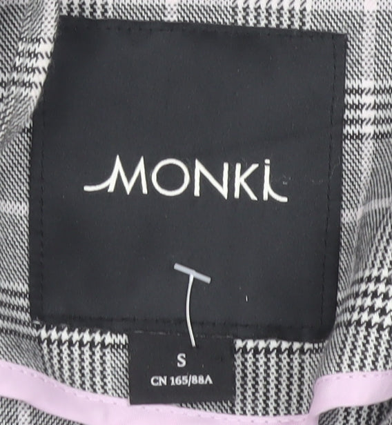 Monki Women's Grey Check Blazer