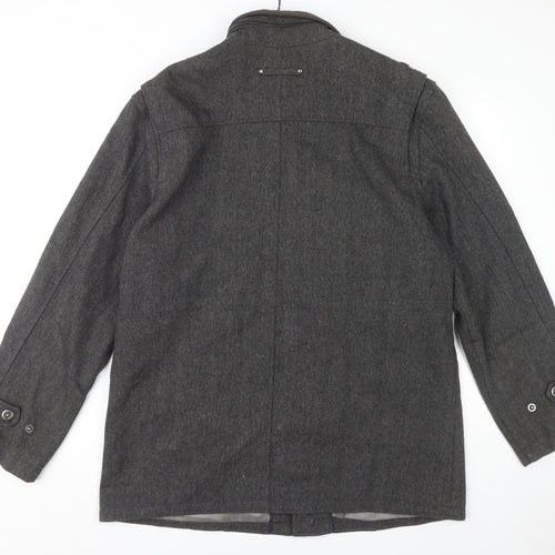 Butler and Webb Men's Grey Military Jacket L