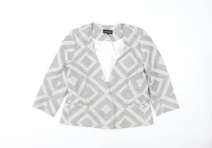 Jaeger Women's Multicoloured Blazer Size 12