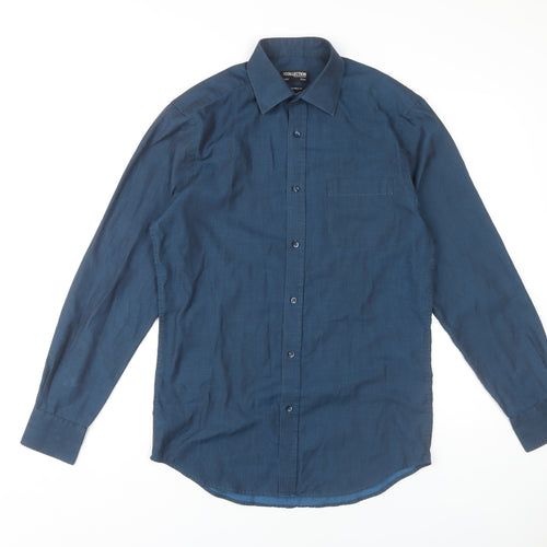 Debenhams Men's Blue Slim Fit Dress Shirt