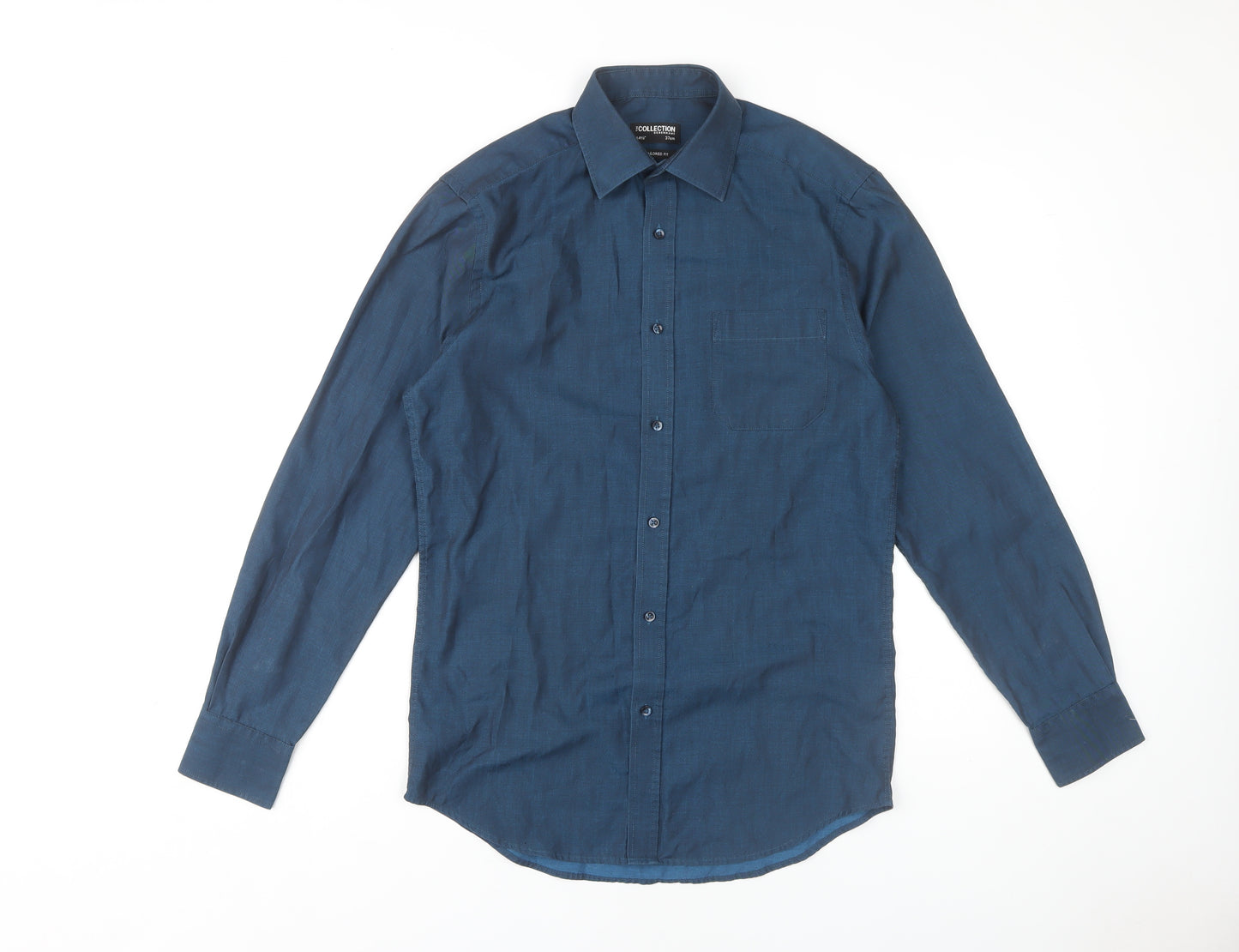 Debenhams Men's Blue Slim Fit Dress Shirt