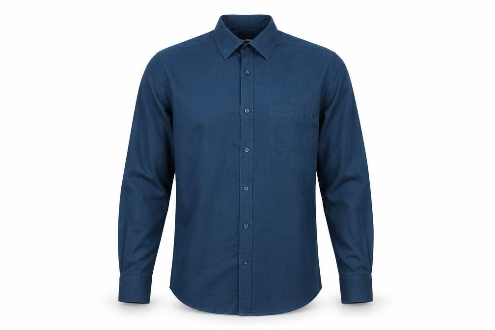 Debenhams Men's Blue Slim Fit Dress Shirt