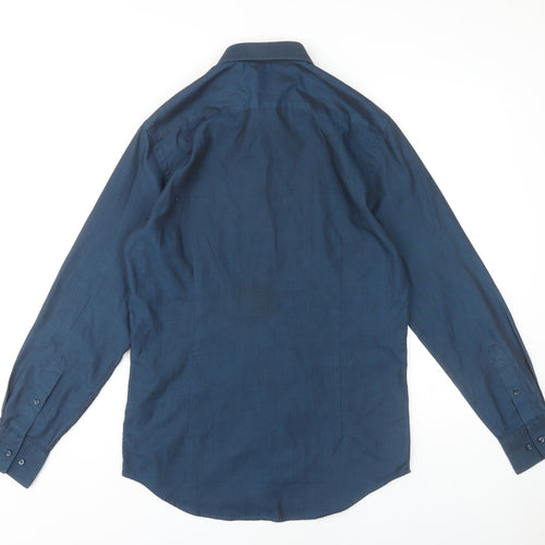 Debenhams Men's Blue Slim Fit Dress Shirt