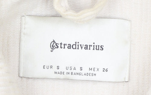 Stradivarius Beige Corduroy Unisex Jacket Size S