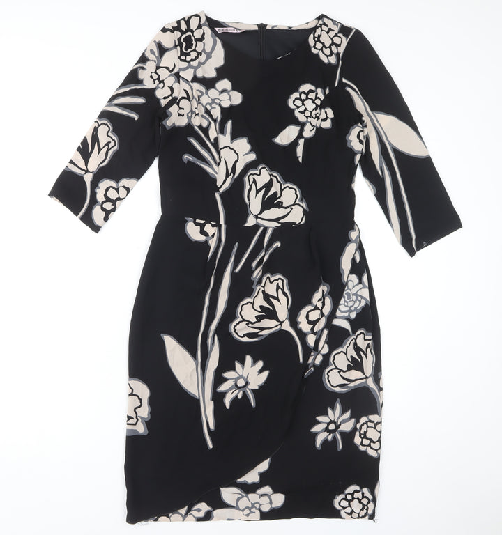 Creasur Women's Black Bodycon Dress Size 10