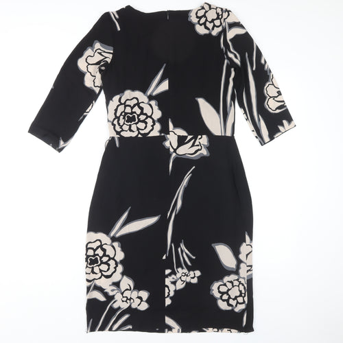 Creasur Women's Black Bodycon Dress Size 10