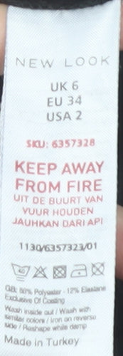 New Look Women's Black Ankle Leggings UK 6