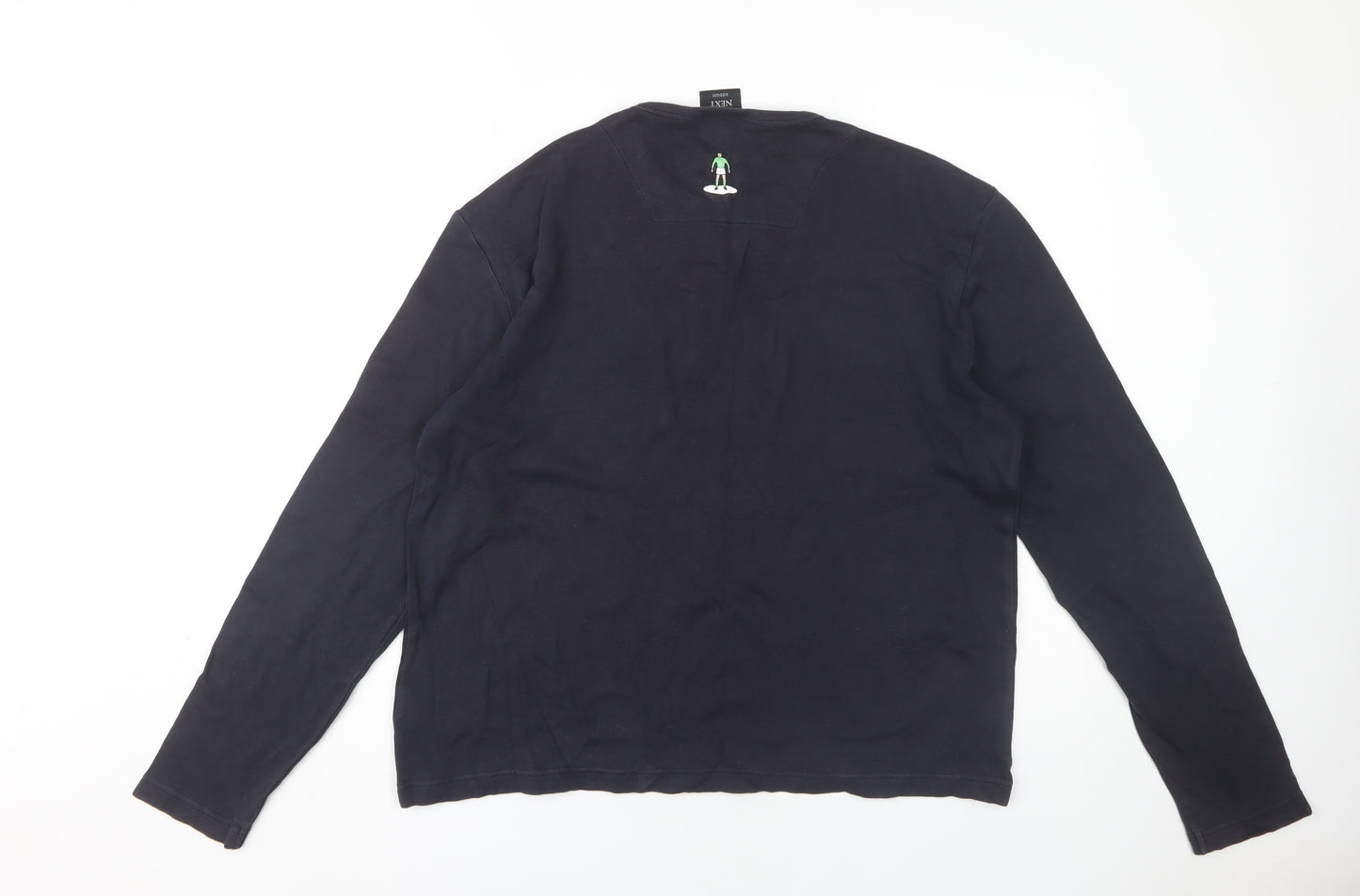 Next Men's Black Long Sleeve Graphic T-Shirt M