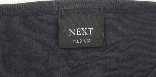 Next Men's Black Long Sleeve Graphic T-Shirt M