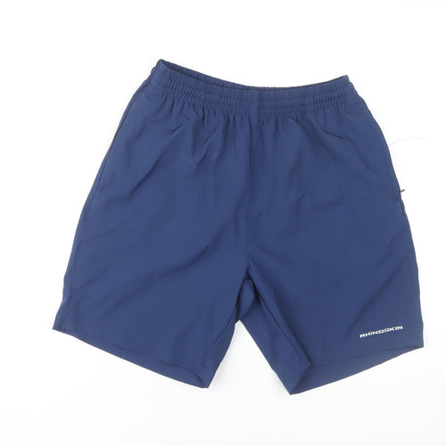 RHINO Men’s Blue Shorts S - Breathable & Quick Dry