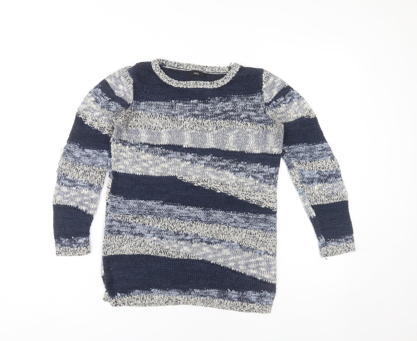M&Co Women's Multicoloured Striped Knit Jumper 8