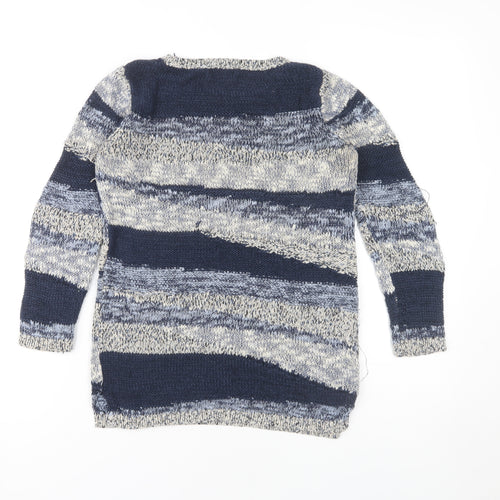 M&Co Women's Multicoloured Striped Knit Jumper 8