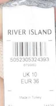 River Island Women's Grey Jumper Dress UK 10