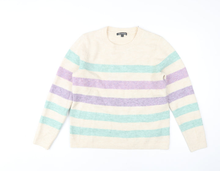 Bonmarché Women's Multicoloured Striped Jumper Size 12