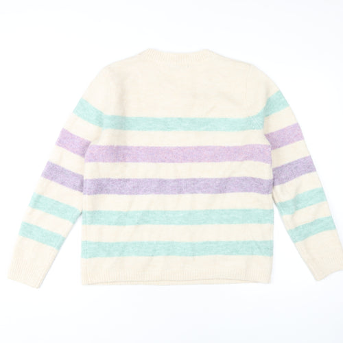 Bonmarché Women's Multicoloured Striped Jumper Size 12