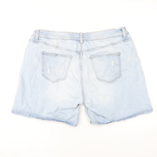 Next Women’s Blue Denim Boyfriend Shorts Size 16