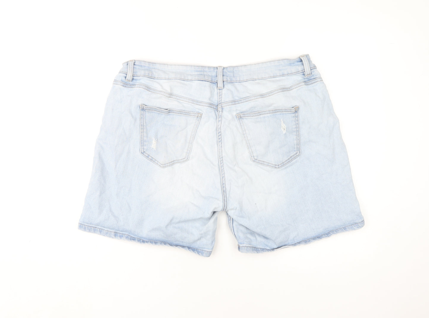 Next Women’s Blue Denim Boyfriend Shorts Size 16