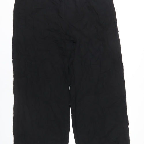 Next Women's Black Wide-Leg Trousers Size 18