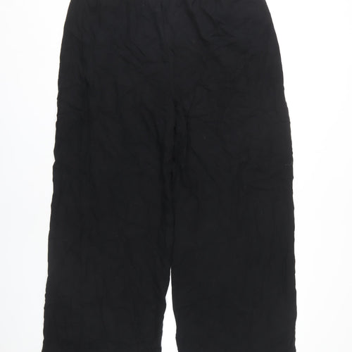 Next Women's Black Wide-Leg Trousers Size 18